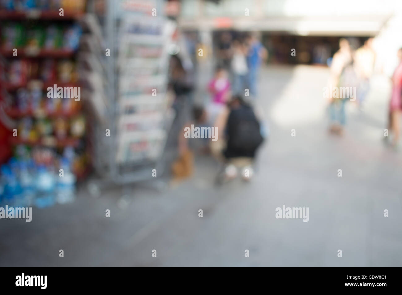 Blurred City and People Urban Scene Stock Photo - Alamy