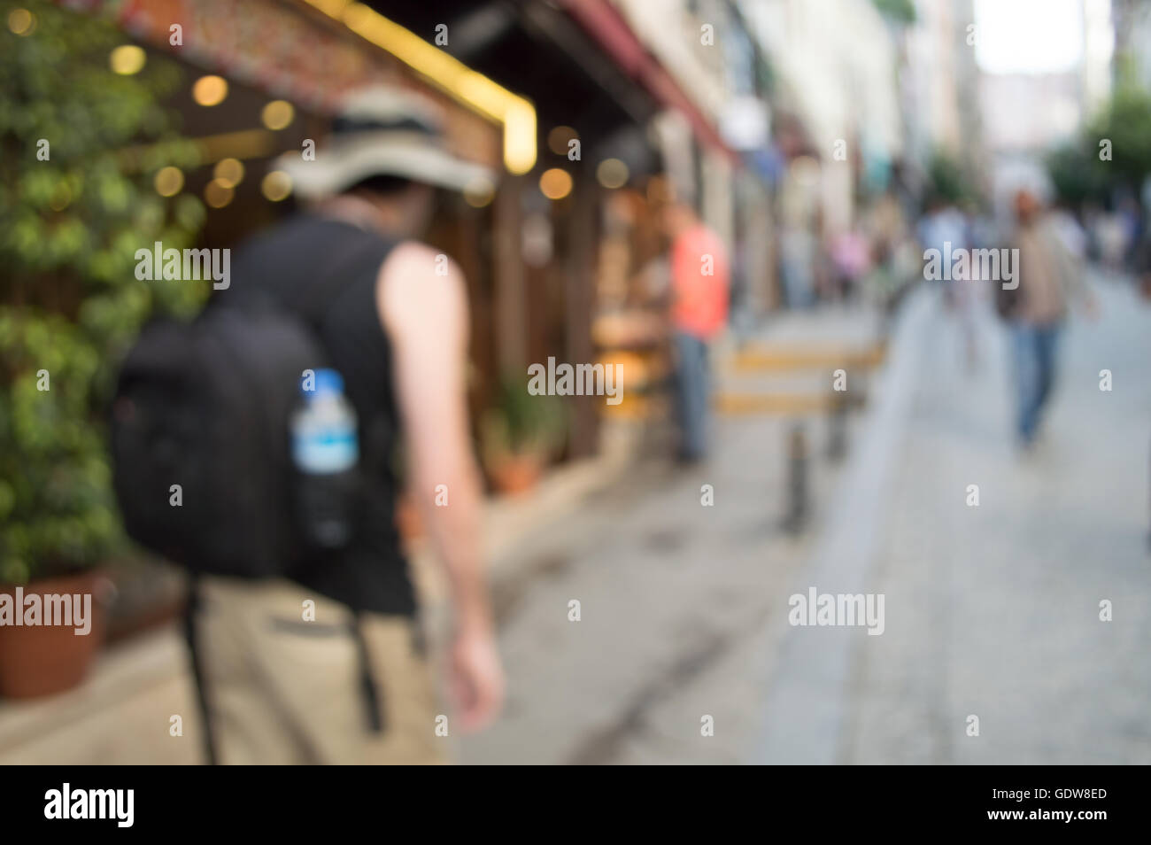 Unrecognizable blurred people hi-res stock photography and images - Alamy