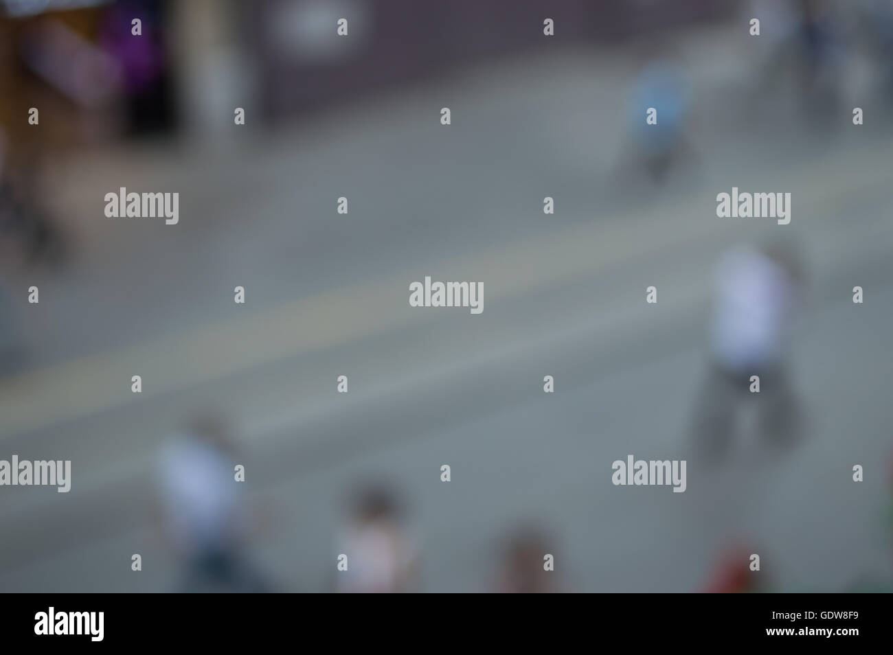 Blurred City and People Urban Scene Stock Photo - Alamy