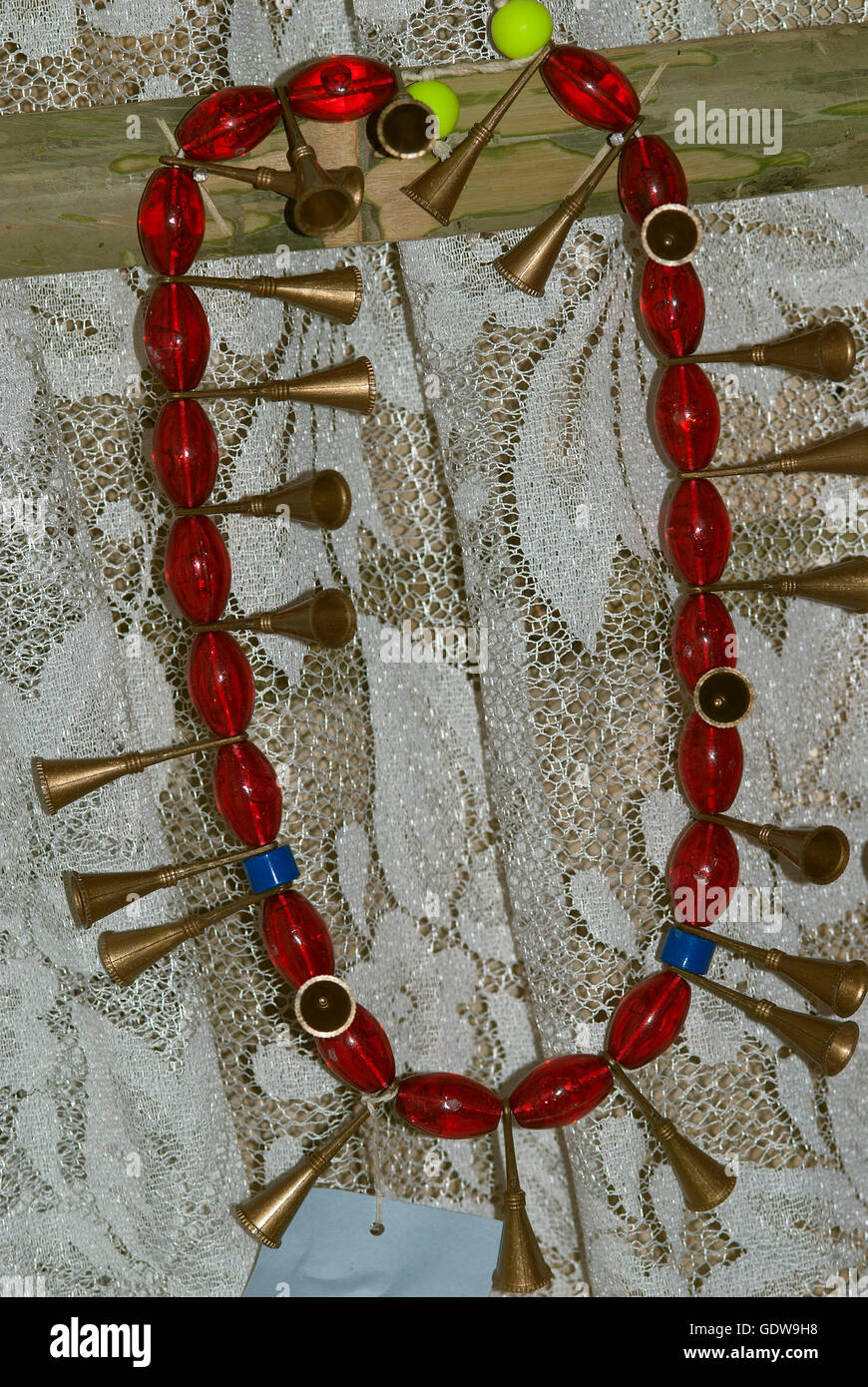 The image of Naga Tribe Ornaments at Horbill festival, Nagaland, India