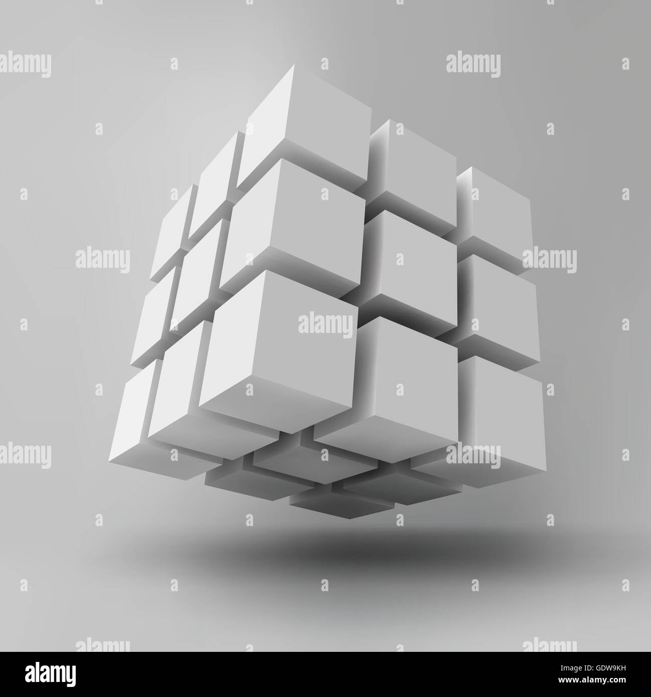 3d cube hi-res stock photography and images - Alamy