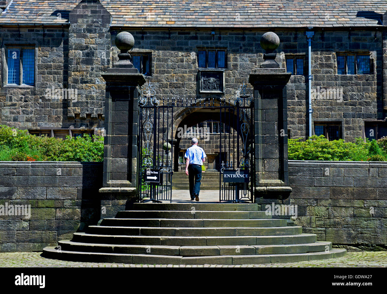 Houghton Tower, a fortified manor house near Preston, Lancashire ...