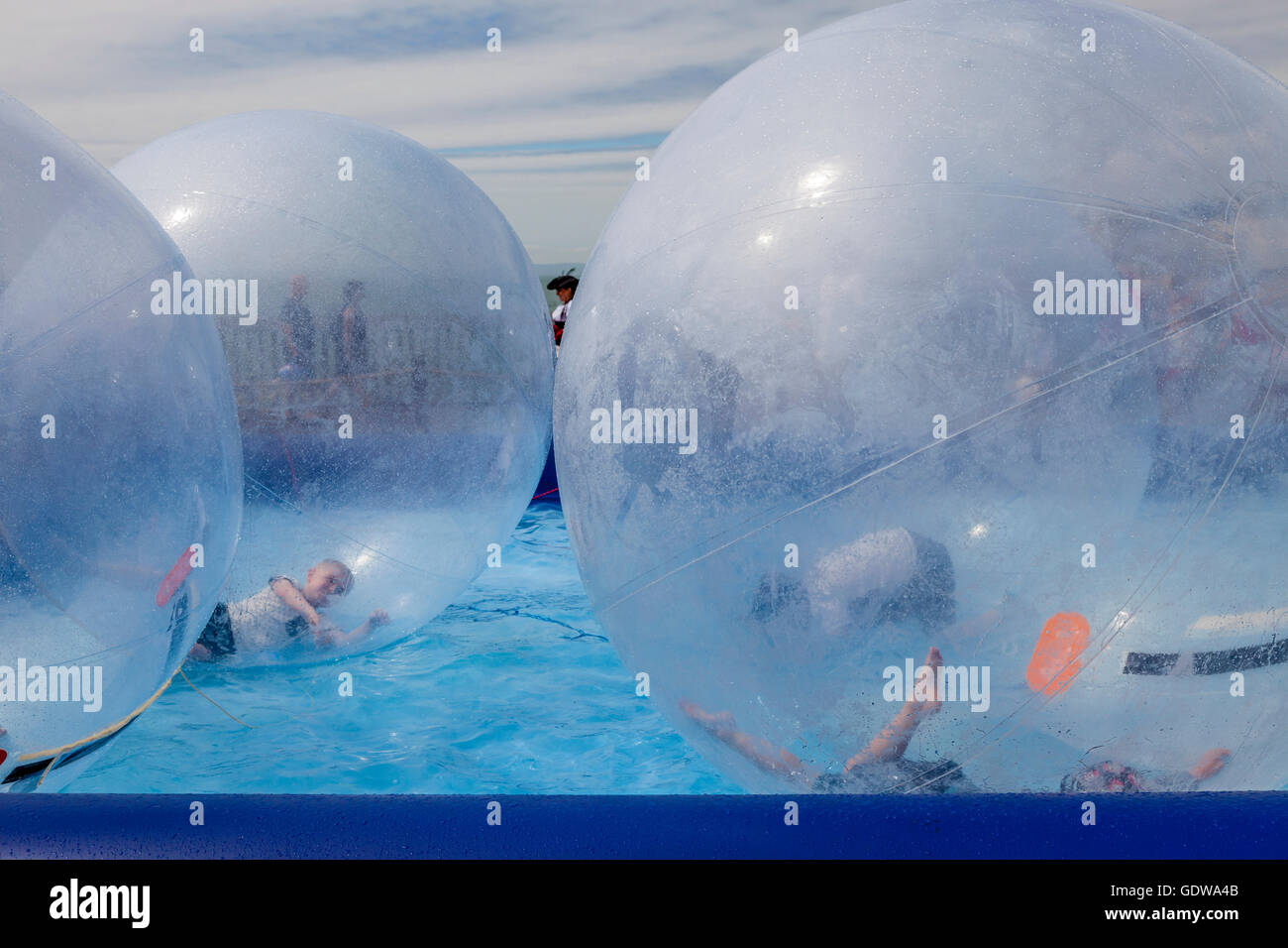 Water zorbing hires stock photography and images Alamy