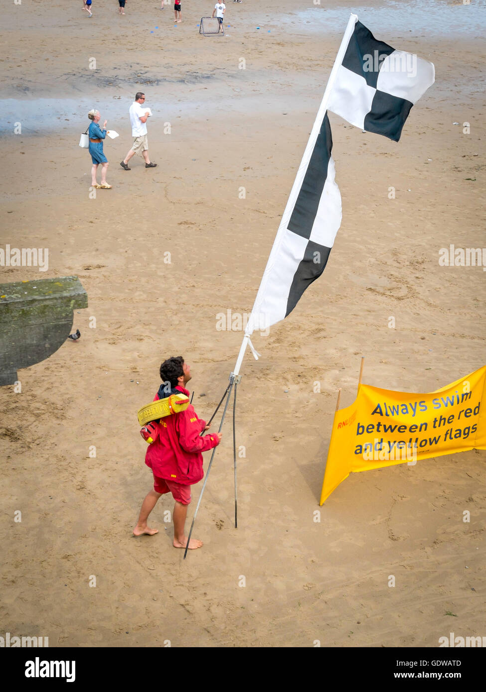 Flag lifeguard uk hires stock photography and images Alamy