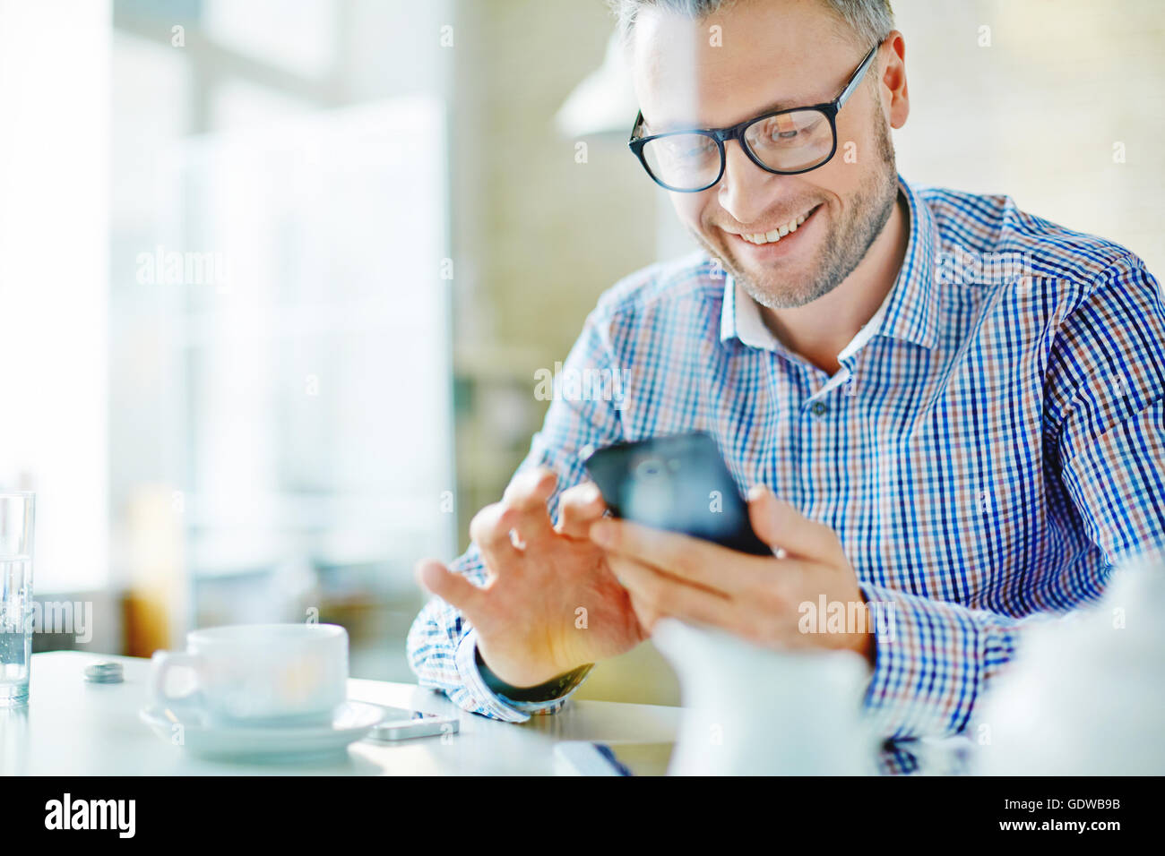 Break for sms Stock Photo Alamy