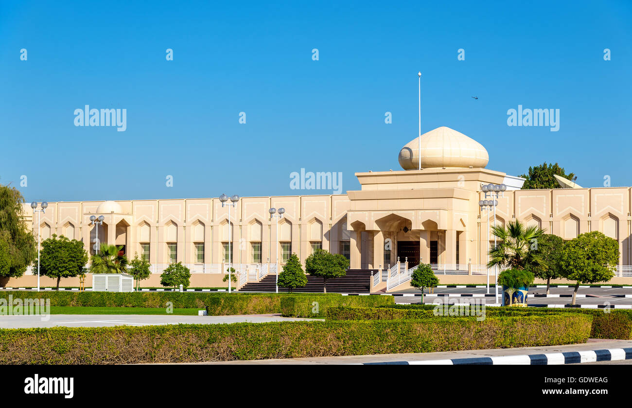 The palace of Sheikh Hamdan bin Rashid Al Maktoum in Dubai Stock Photo