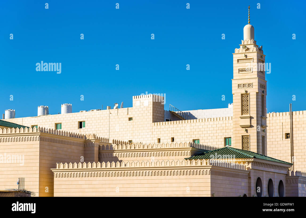 Mosque in Al Ain, Emirate Abu Dhabi Stock Photo