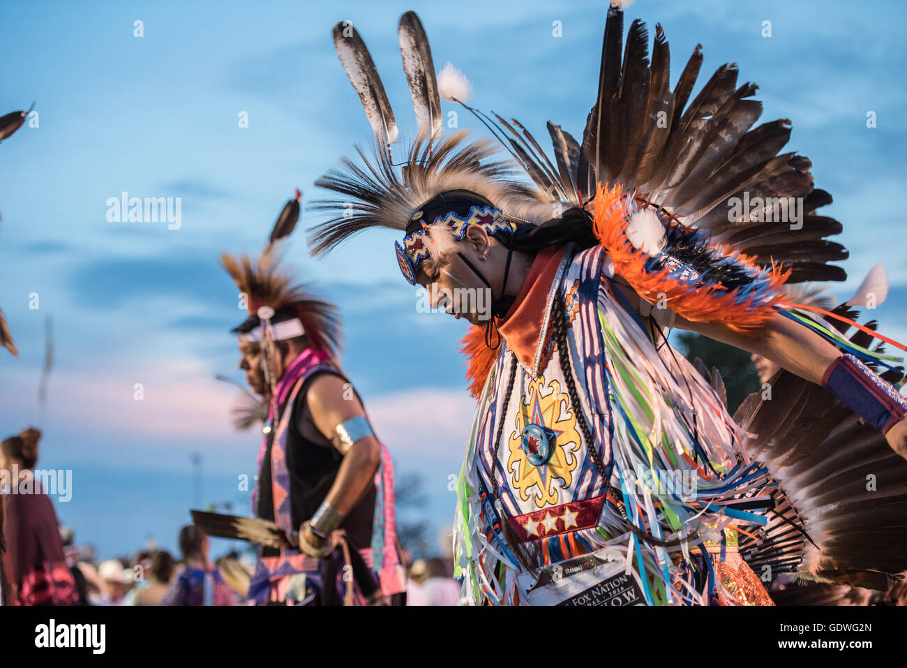 Native American dancers performing during Sac & Fox nation Pow-wow, Stroud,  Oklahoma, U.S.A Stock Photo - Alamy