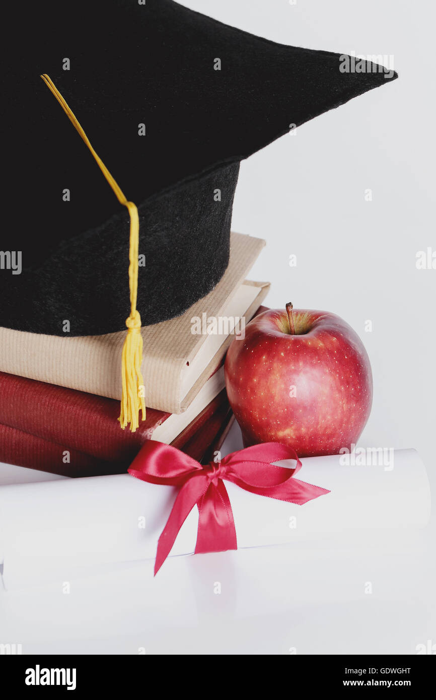 Square academic hat Stock Photo