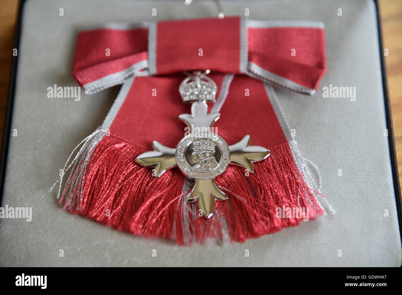 British MBE medal Stock Photo