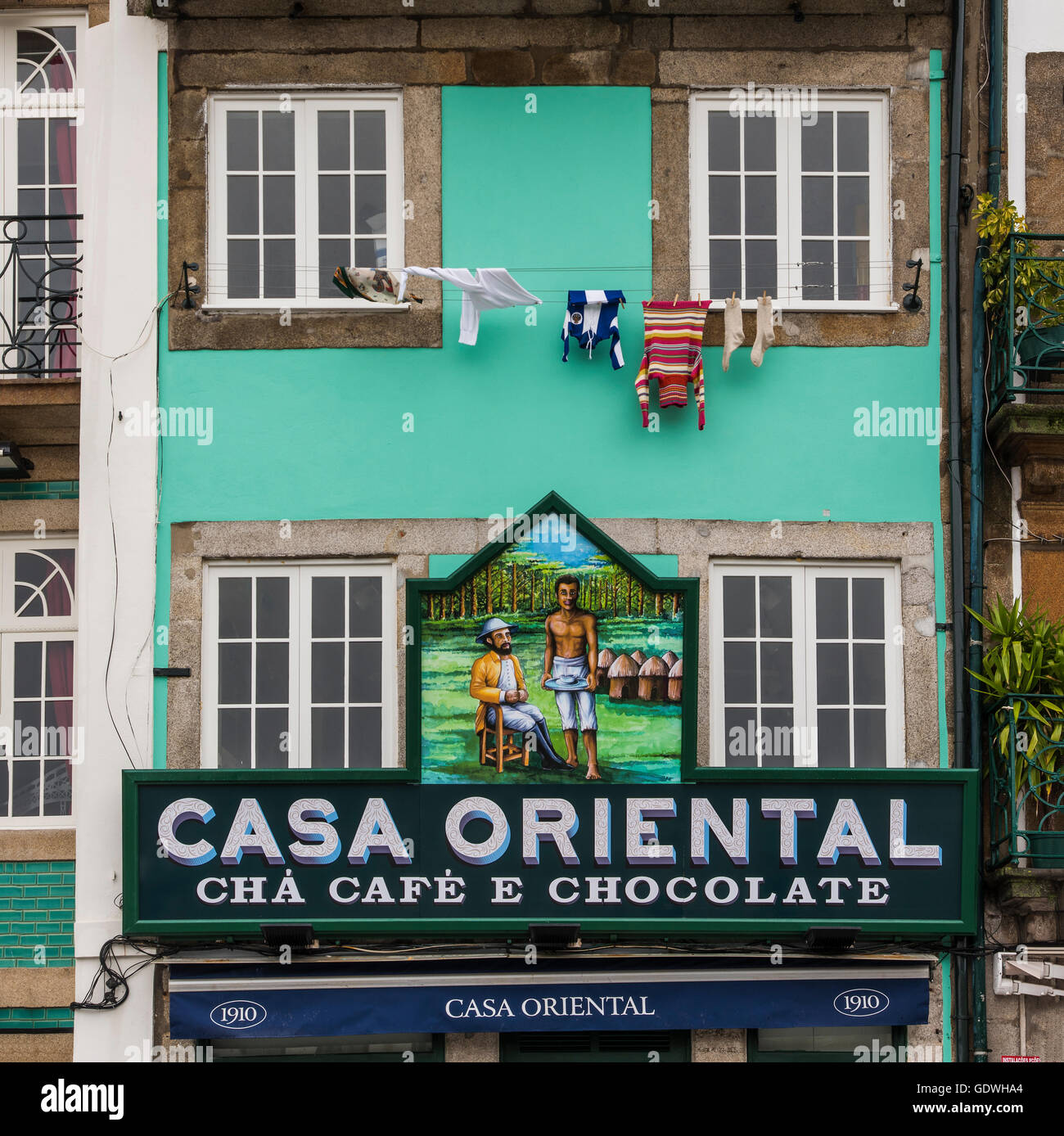 Casa Oriental grocery store, Porto, Portugal Stock Photo Alamy