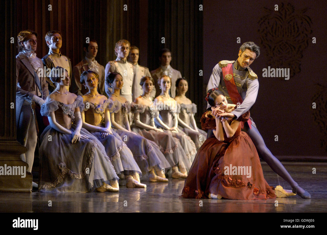 Onegin, ballet in three acts by John Cranko Stock Photo