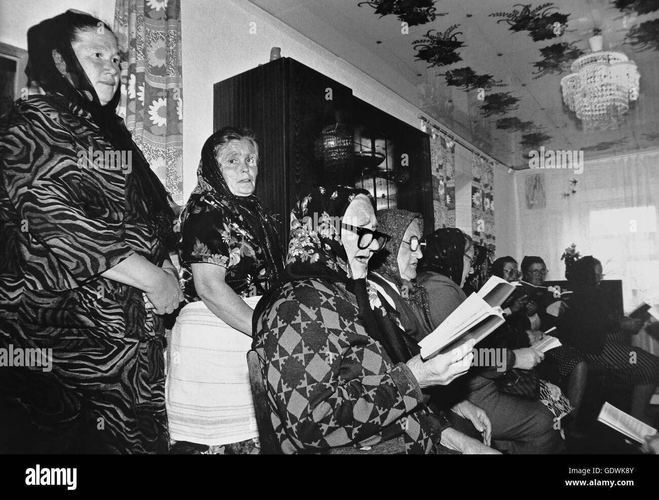 Russian Germans in Kazakhstan Stock Photo - Alamy