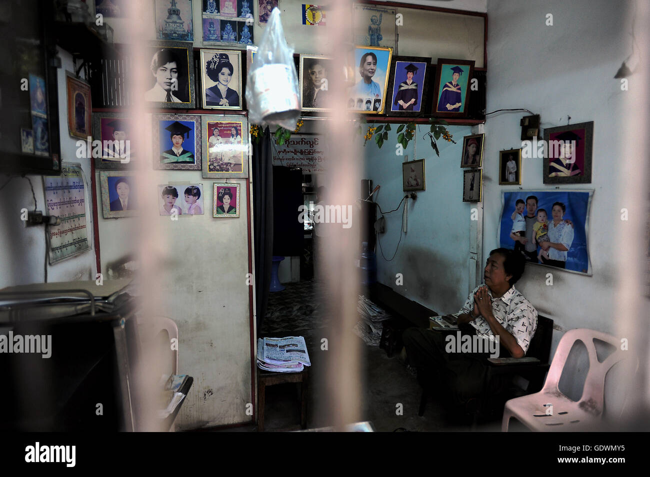 Photo studio in Yangon Stock Photo