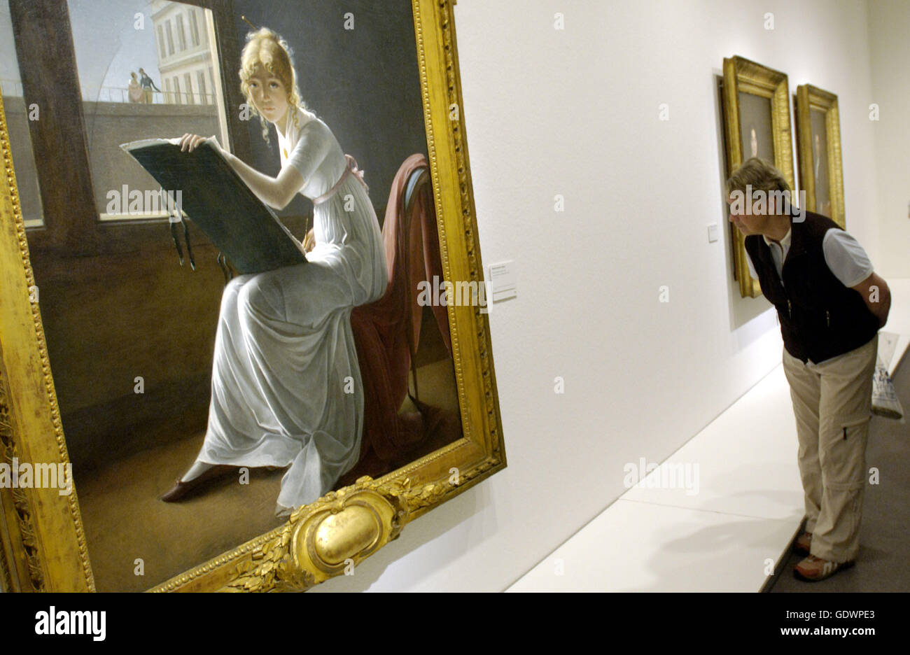 The exhibition: The Most Beautiful French Come from New York Stock Photo