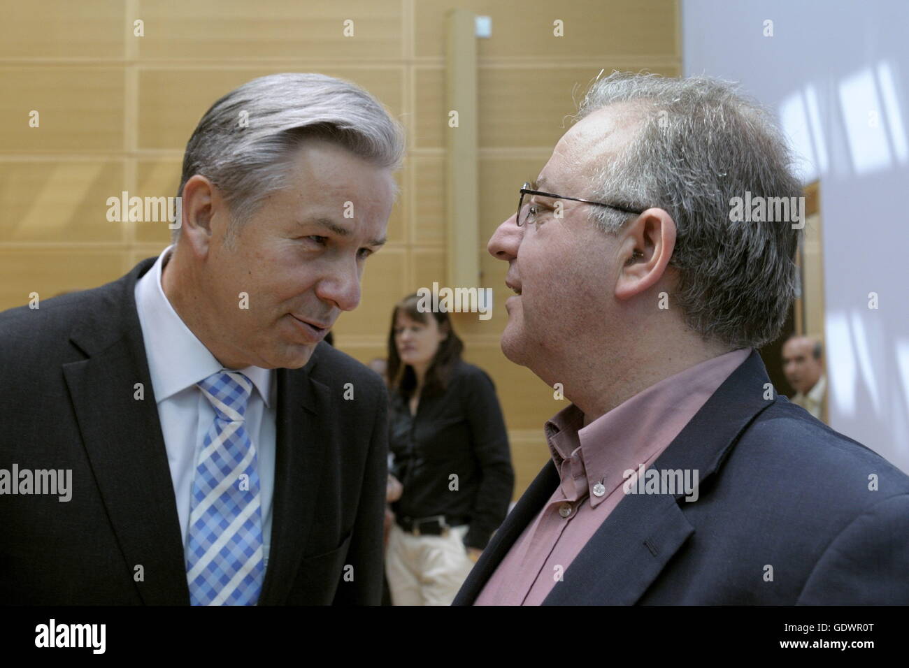 Wowereit and Kolat Stock Photo