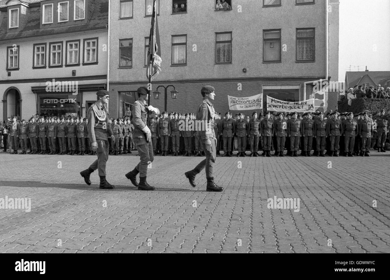 The first public solemn pledge of recruits in the area of the