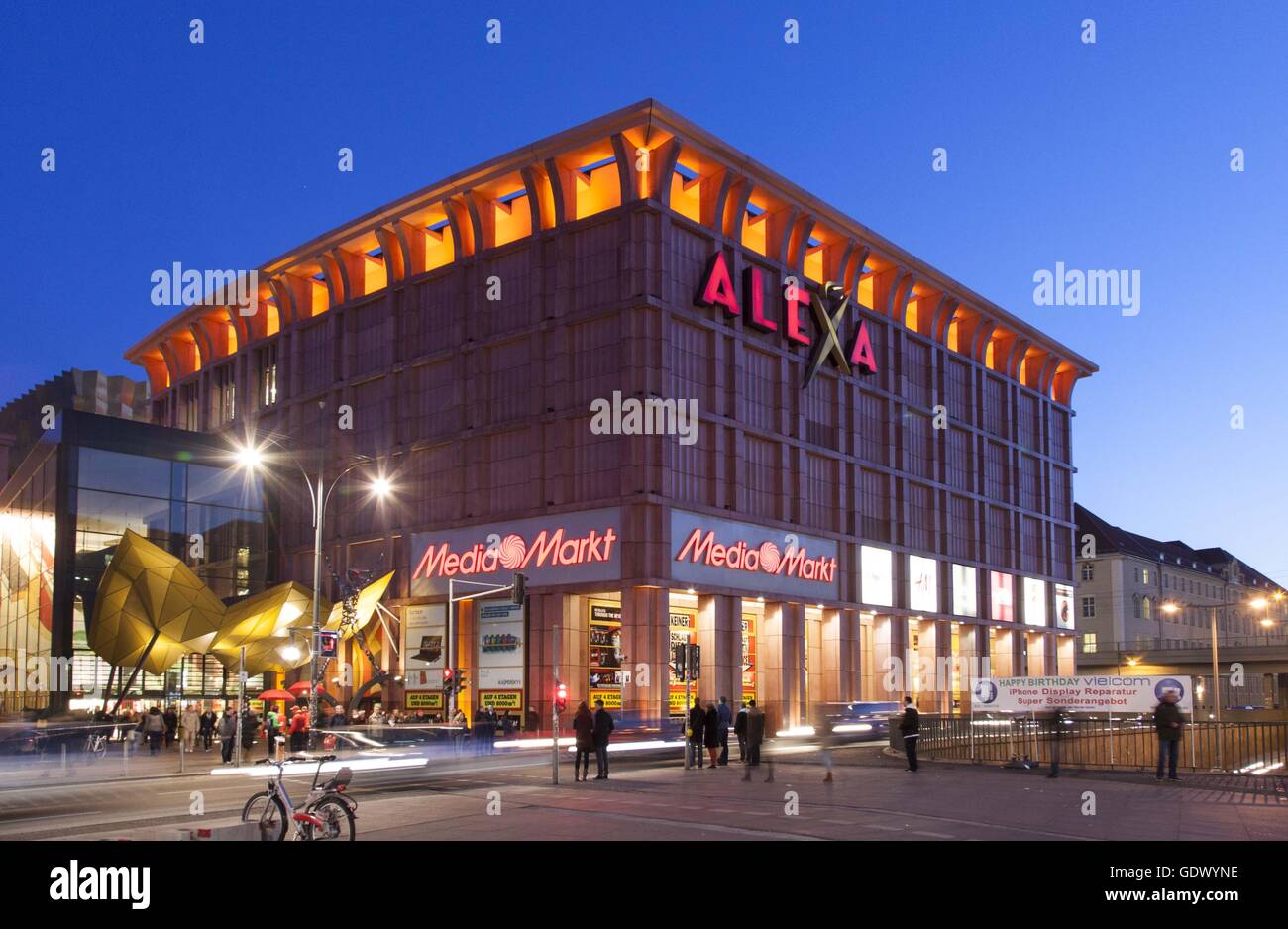 Media Markt in the Alexa shopping center Stock Photo - Alamy