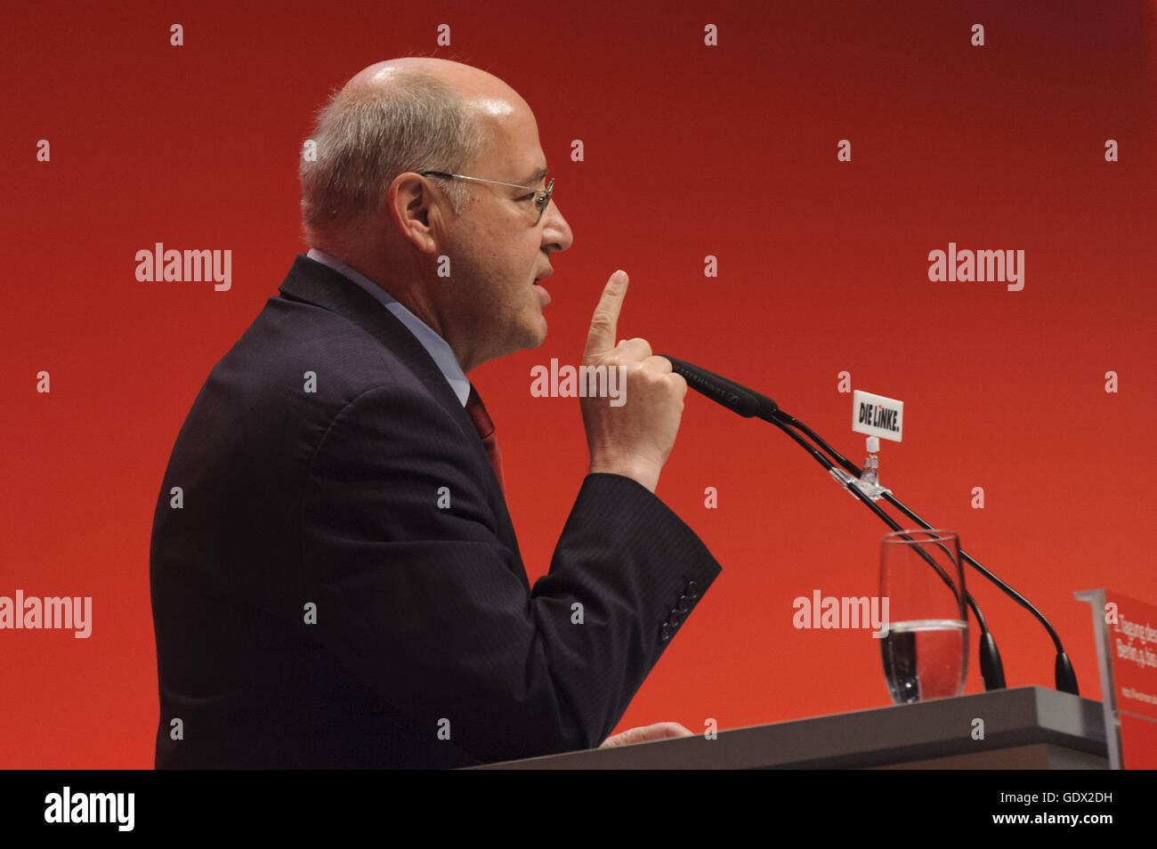 Parliamentary Party Leader Gregor Gysi in Berlin, Germany, 2014 Stock Photo