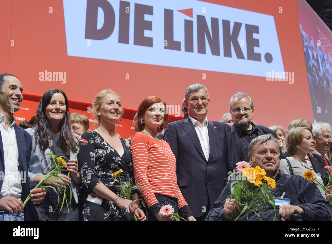 2nd meeting of the 4th Congress Day of the German left-wing-party Die Linke in Berlin, Germany, 2014 Stock Photo