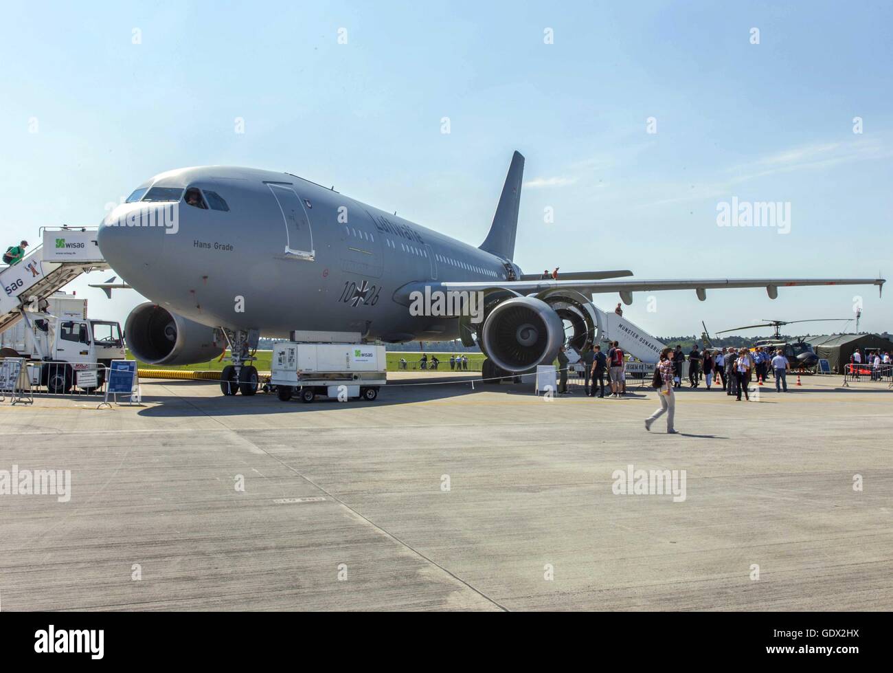 Airbus A310 MRT Med Evac at the ILA, Schoenefeld, Germany, 2014 Stock Photo