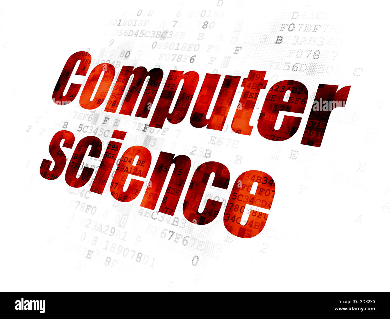 Science concept: Computer Science on Digital background Stock Photo - Alamy