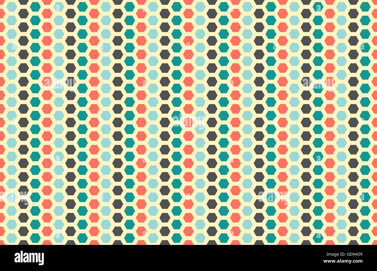 Honeycomb seamless background. Simple seamless pattern of bees ...