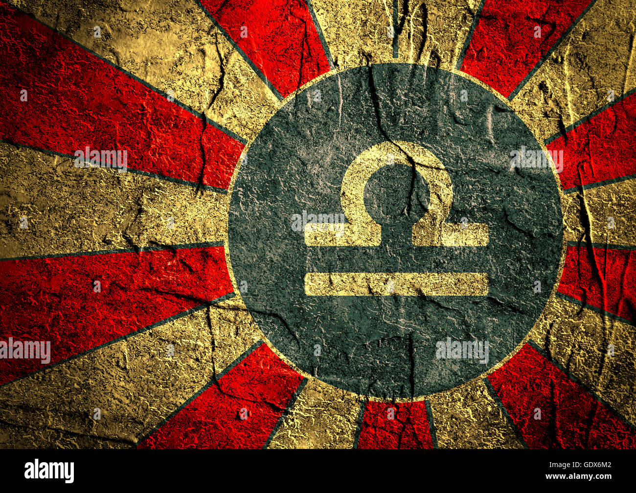 astrology symbol scales Stock Photo Alamy