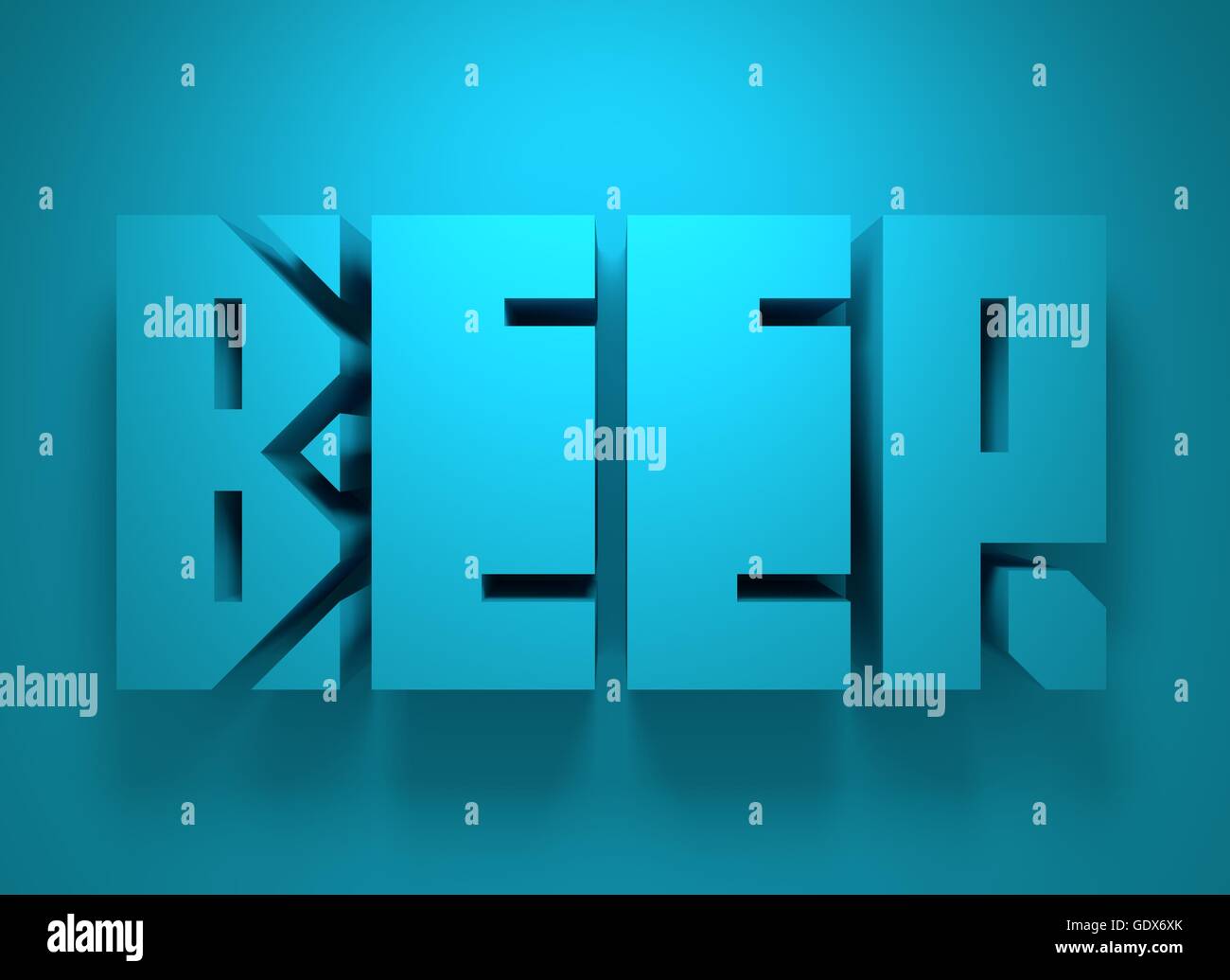 Drink alcohol beverage. Beer word lettering Stock Photo Alamy