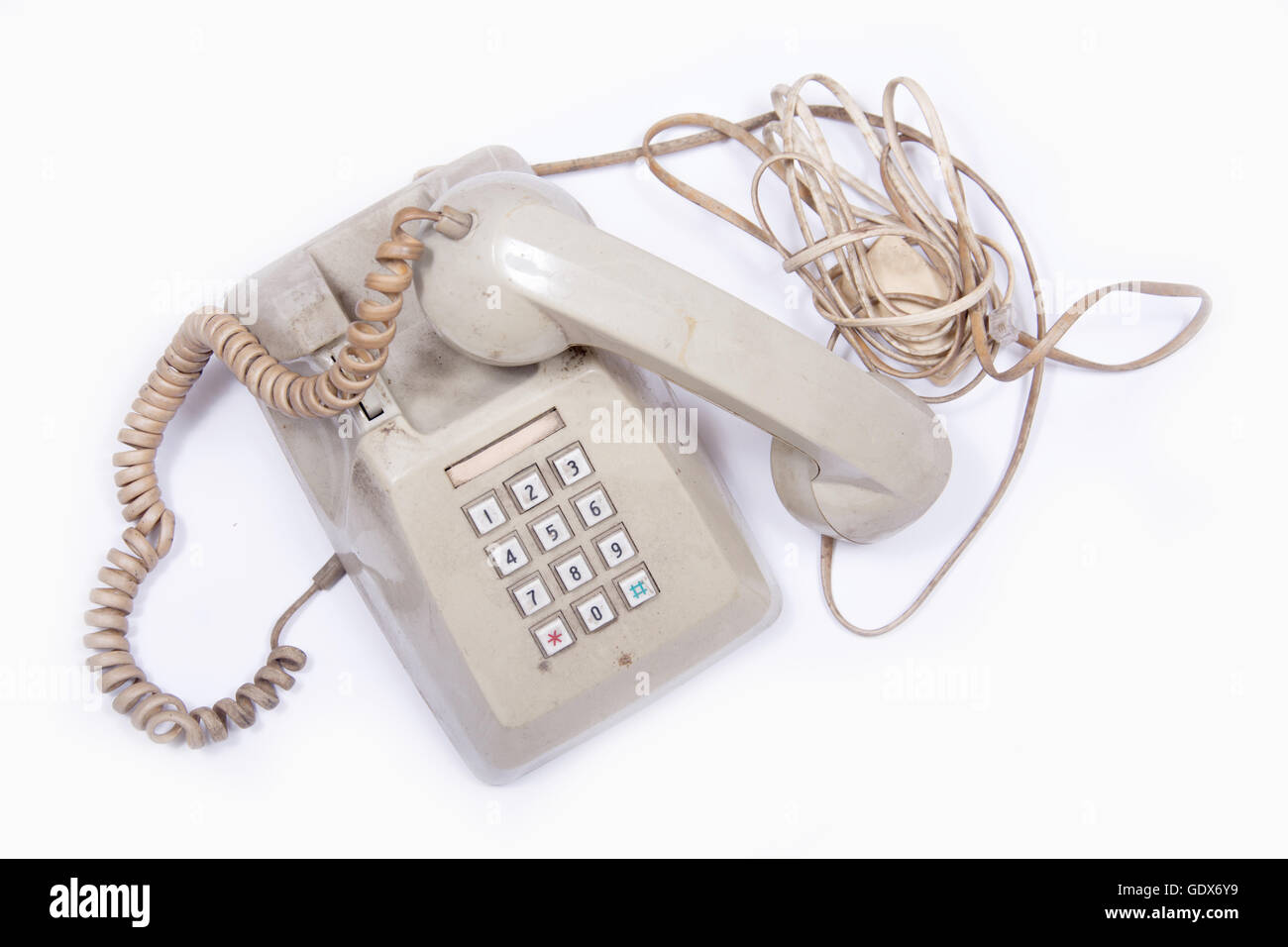 vintage old use telephone Stock Photo Alamy