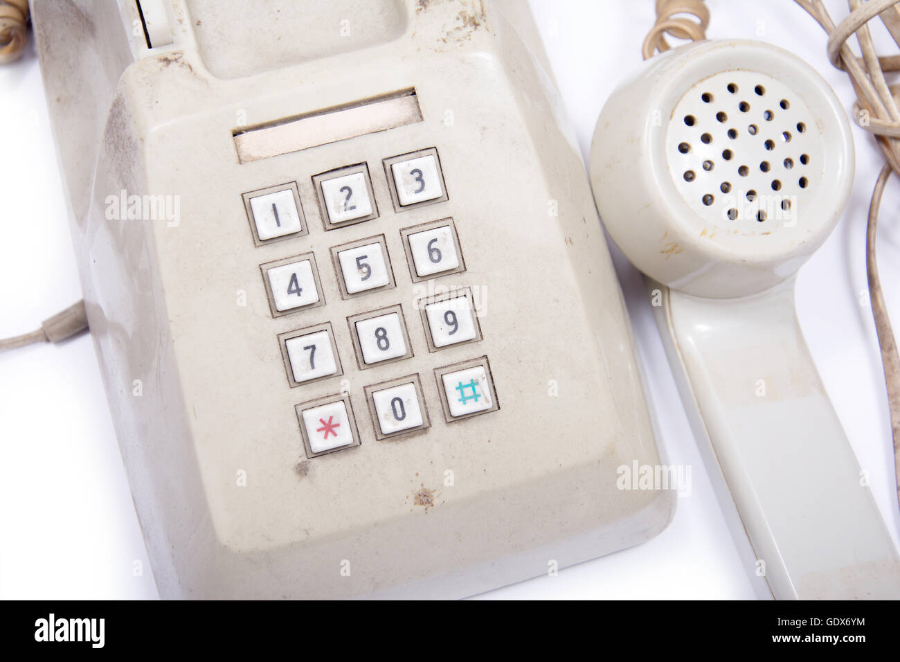 vintage old use telephone Stock Photo Alamy