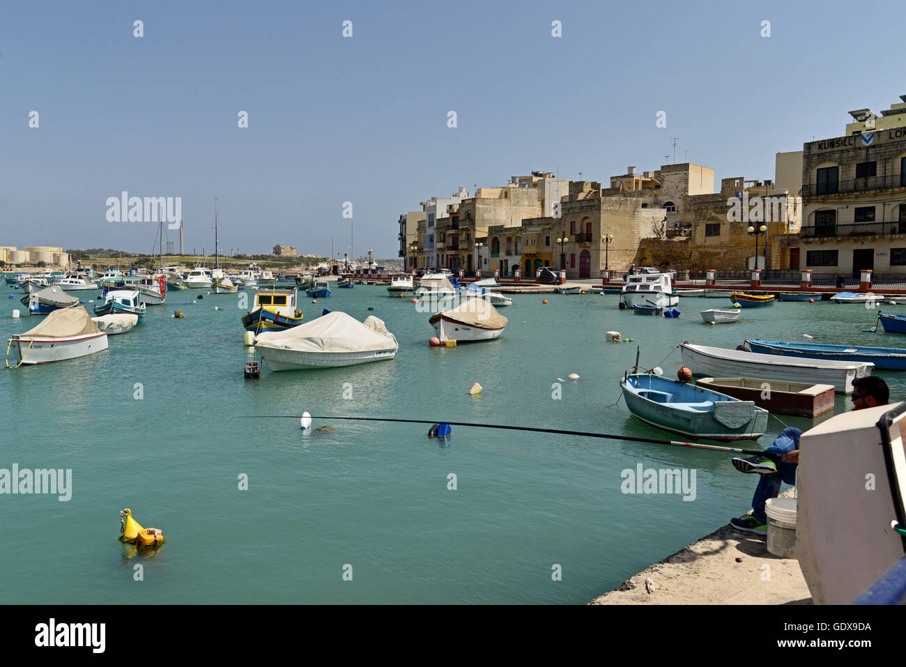 Birżebbuġa Harbour, Malta Stock Photo