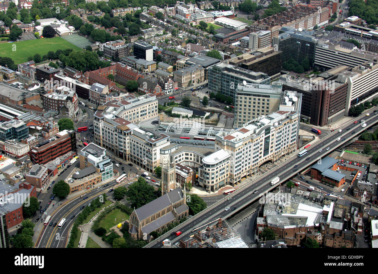 Hammersmith town centre London, England Stock Photo Alamy