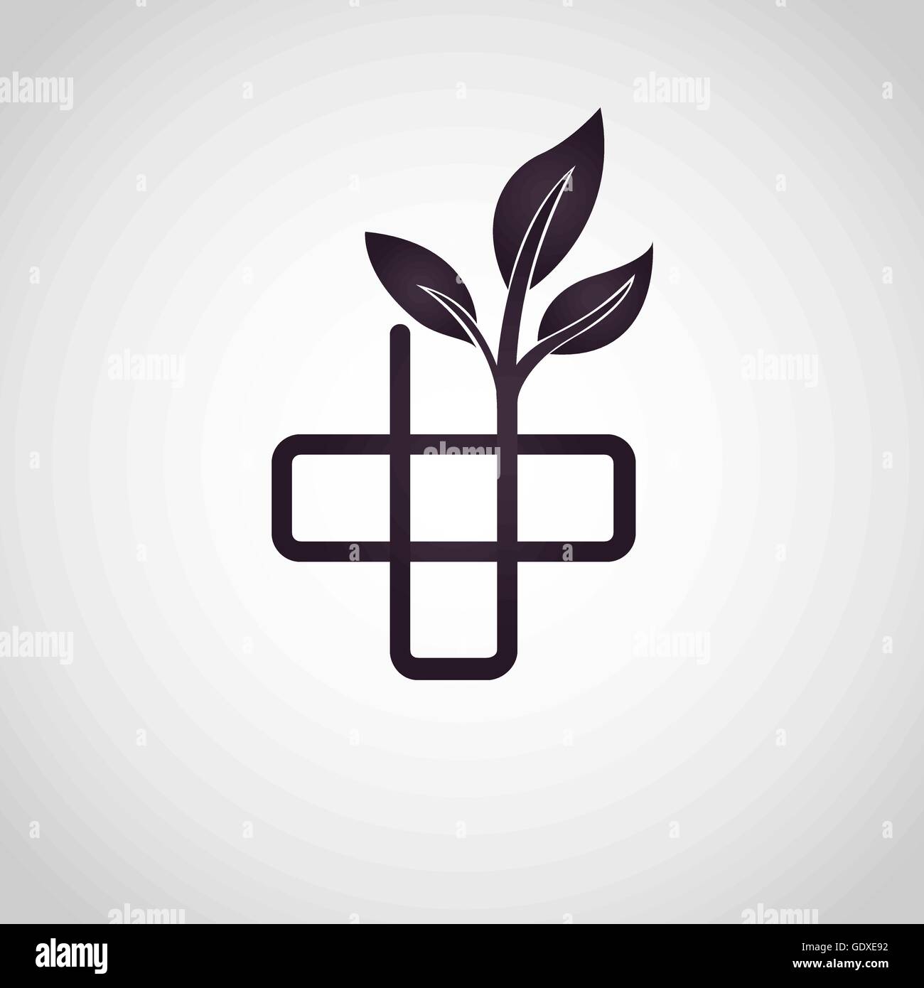 alternative medicine logo vector Stock Vector Image & Art Alamy