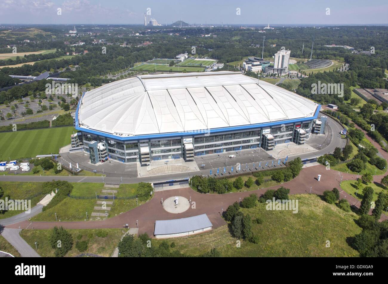 Veltins Arena in Gelsenkirchen, Germany, 2014 Stock Photo