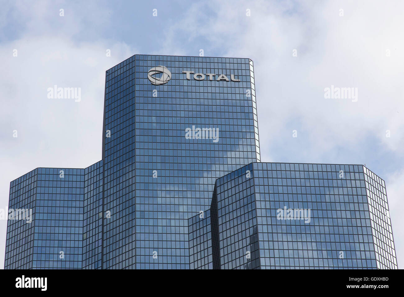The headquarters of the French oil company Total, Paris, France, 2014 Stock Photo