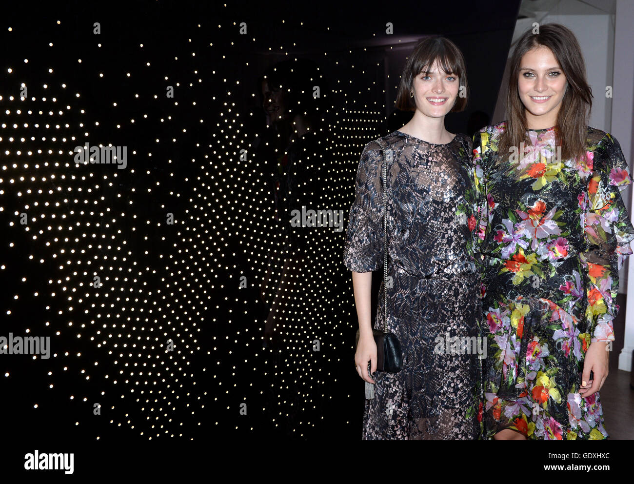Sam Rollinson and Charlotte Wiggins attending a VIP Dinner in London to