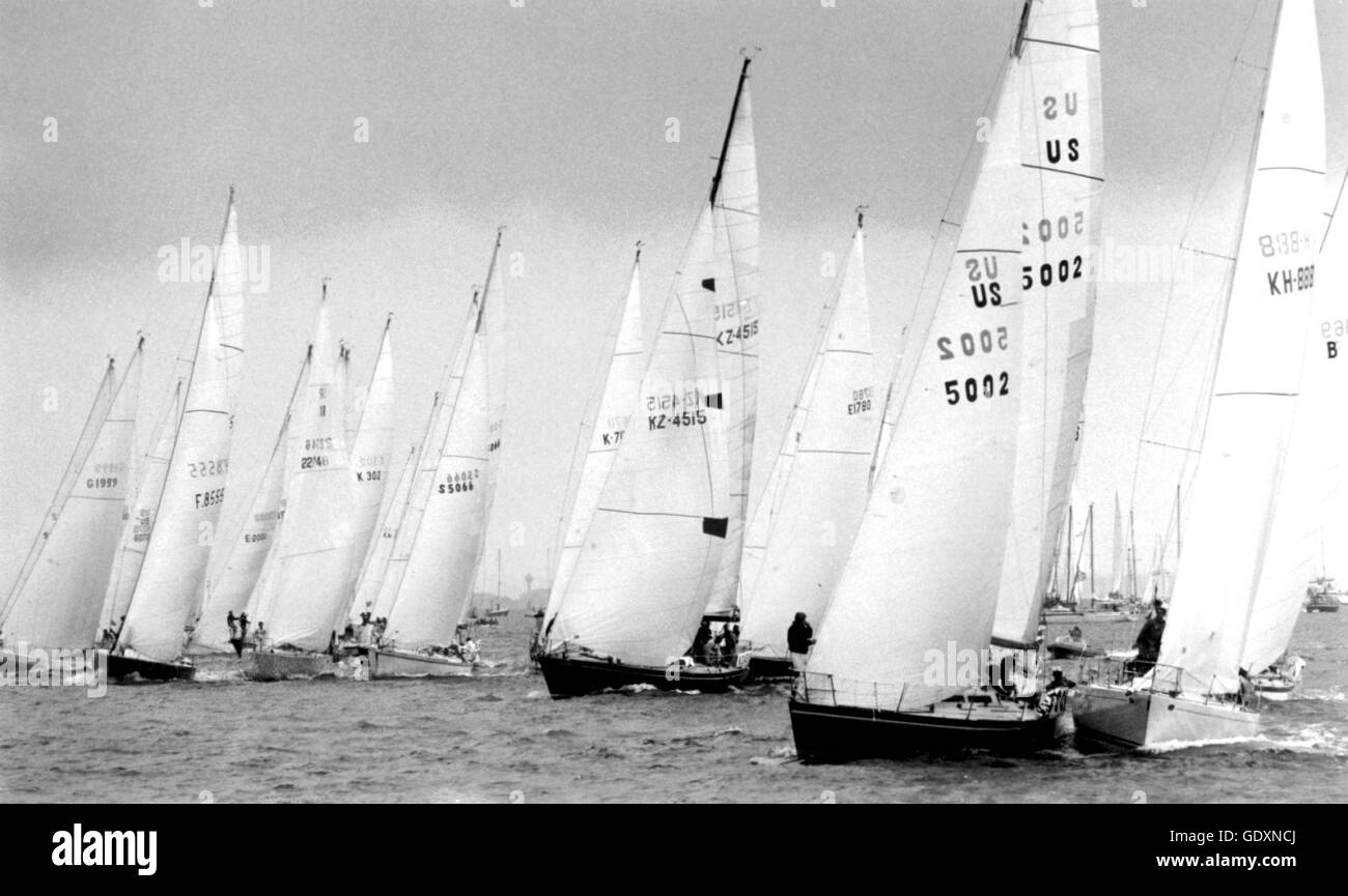 AUGUST, 1981. COWES, ENGLAND. ADMIRAL'S CUP.