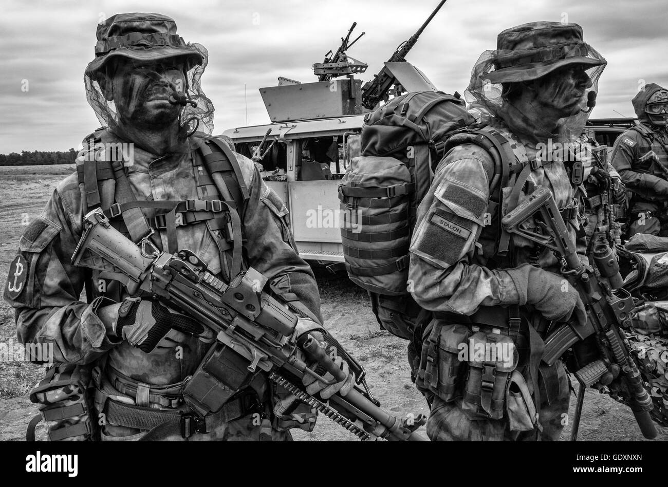 Polish Special Forces High Resolution Stock