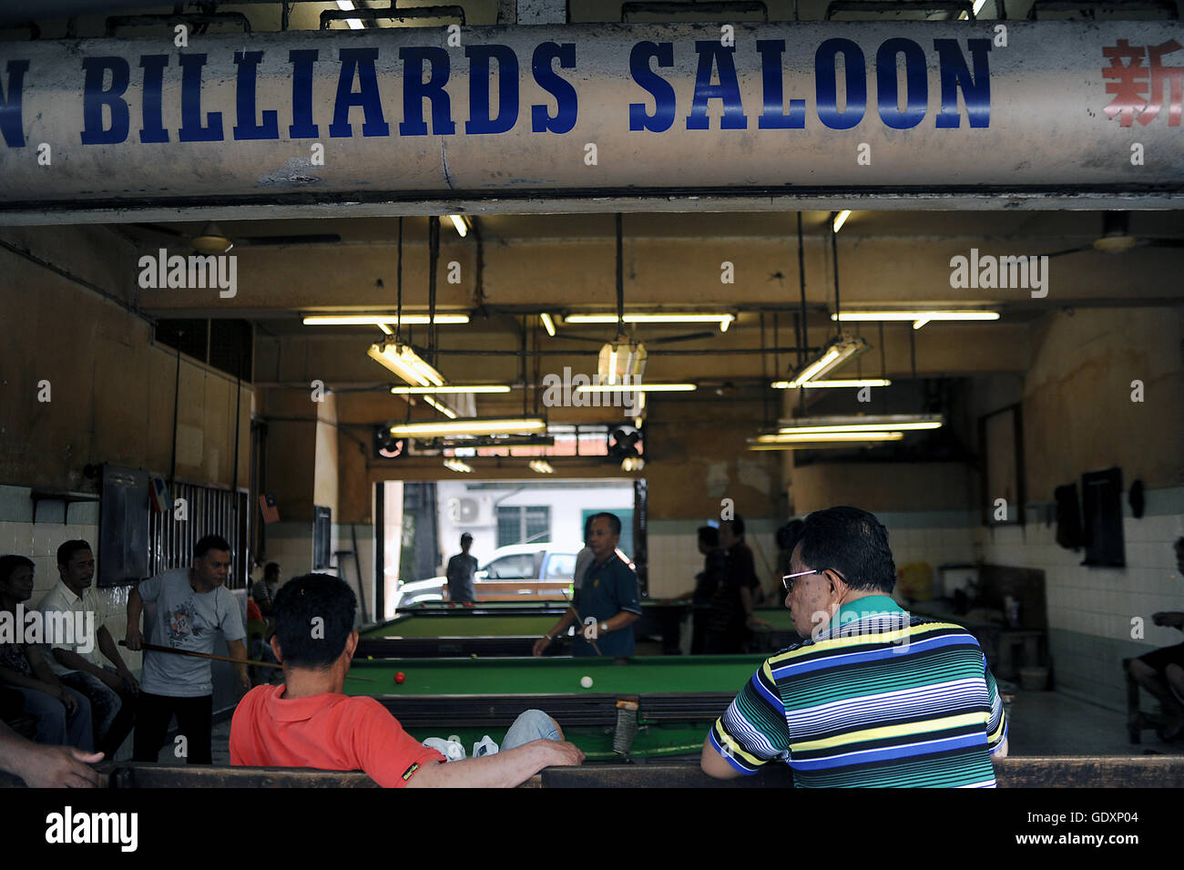 Billiard in Borneo Stock Photo