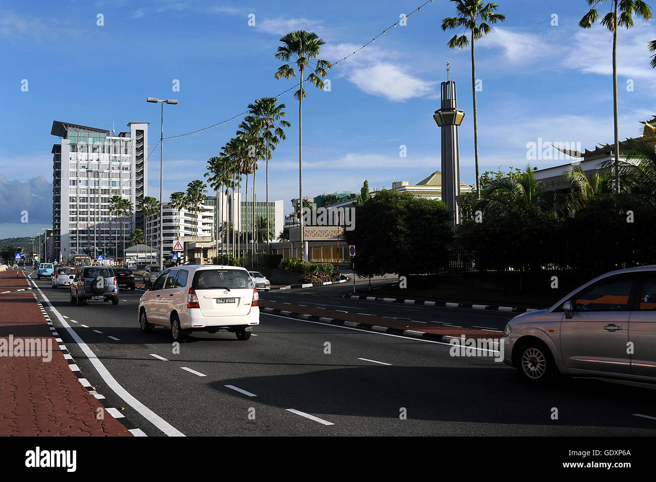 Downtown Bandar Seri Begawan Stock Photo Alamy