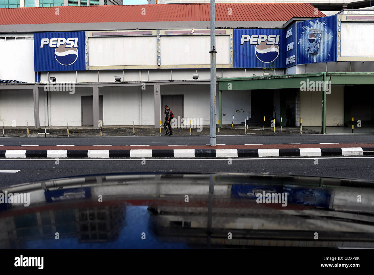 Street scene in Brunei Stock Photo