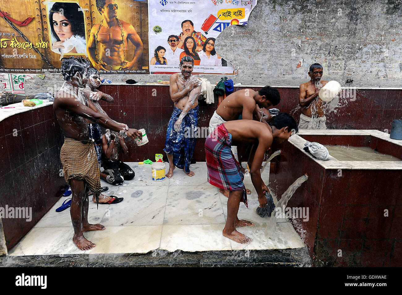 Communal taps hi-res stock photography and images - Alamy
