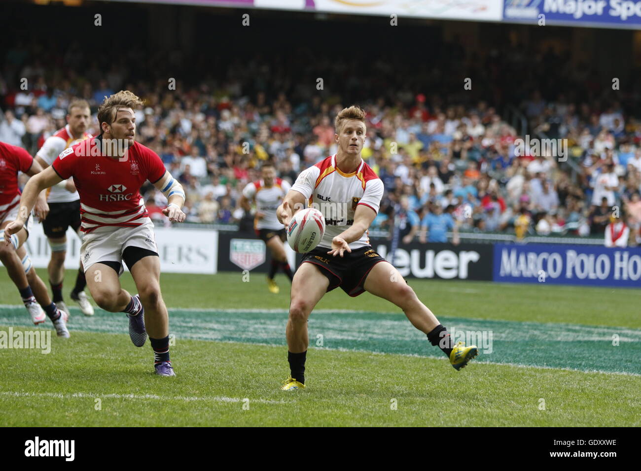 German Rugby national team at Hong Kong Sevens 2016 Stock Photo Alamy