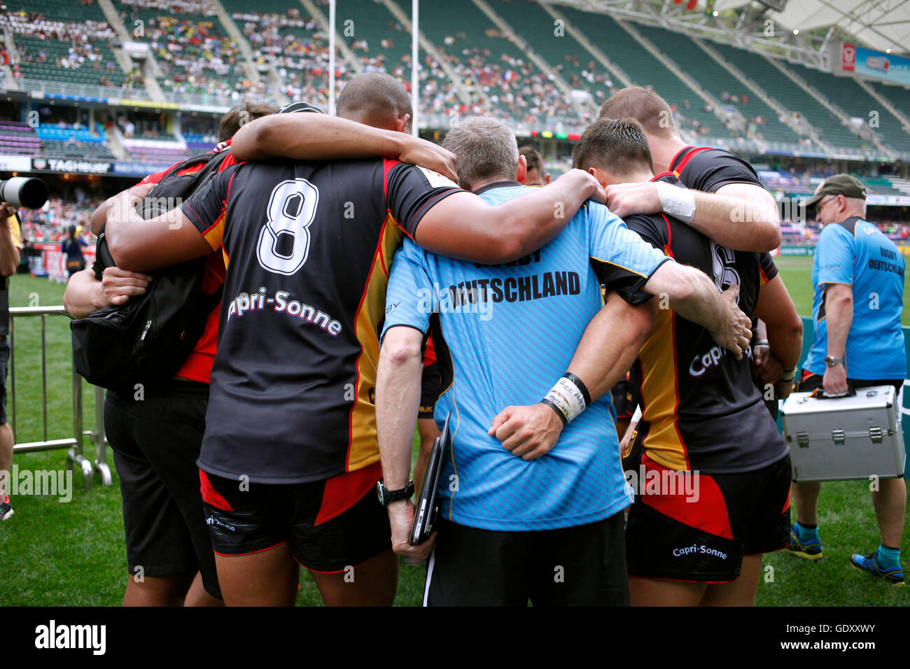 German Rugby national team at Hong Kong Sevens 2016 Stock Photo Alamy