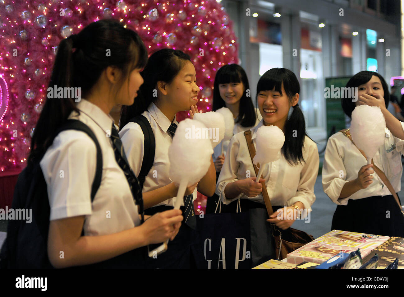 SINGAPORE. 2014. Cotton candy Stock Photo Alamy