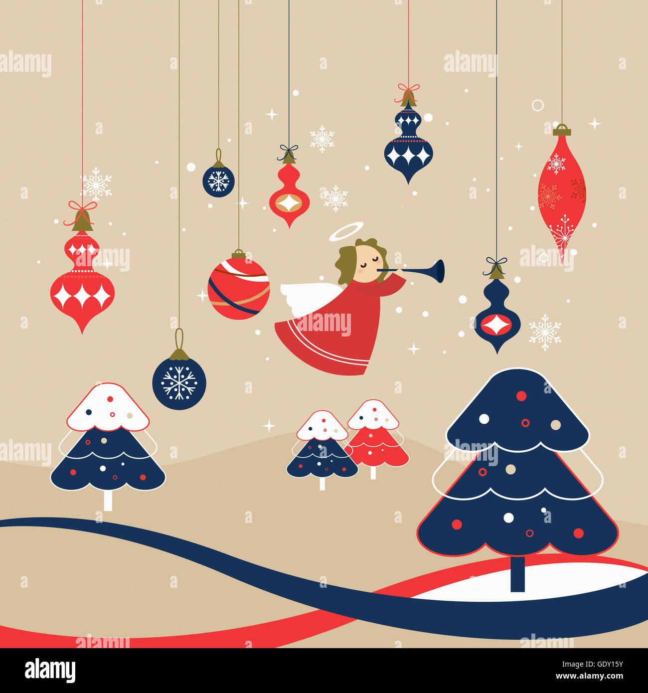 Background of Christmas Stock Photo - Alamy