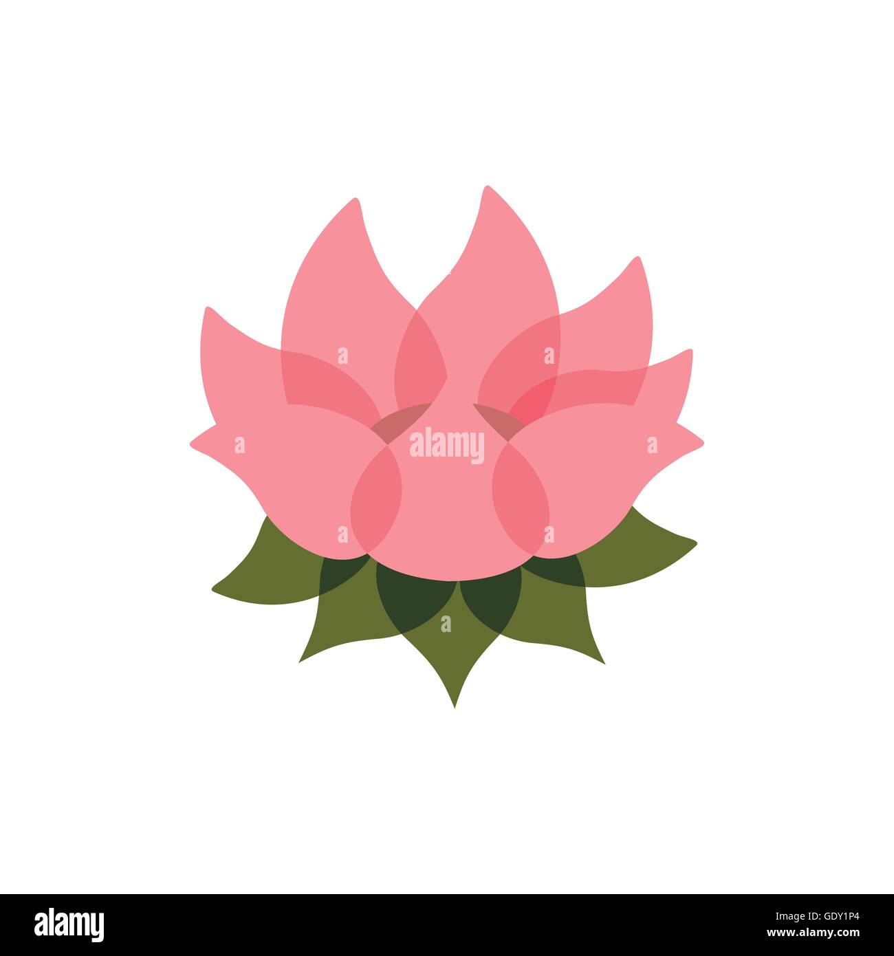 pink lotus flower isolated icon design Stock Vector Image & Art - Alamy