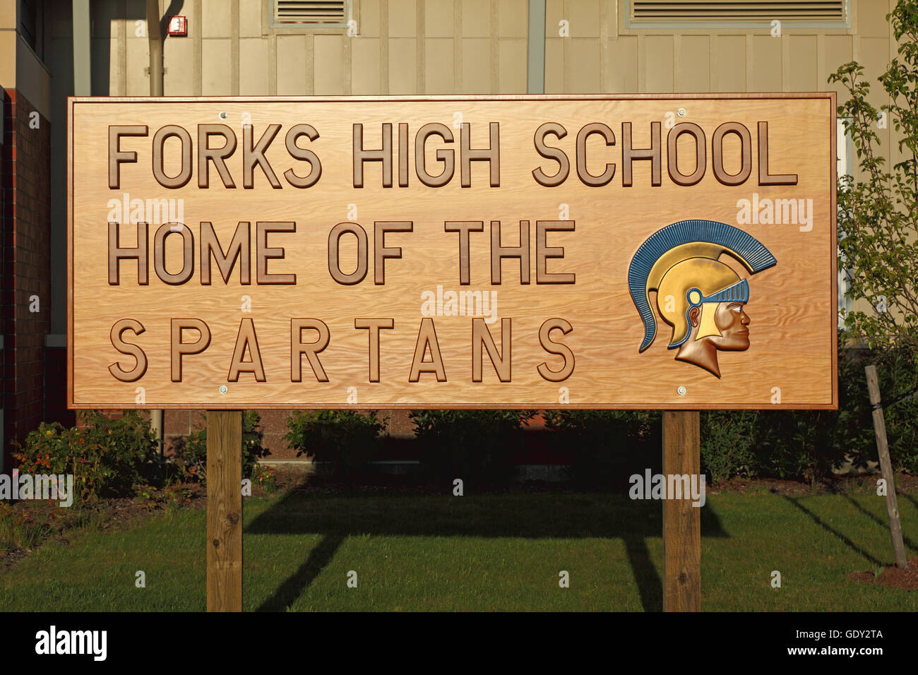 geography / travel, USA, Washington, Forks High School, exterior view