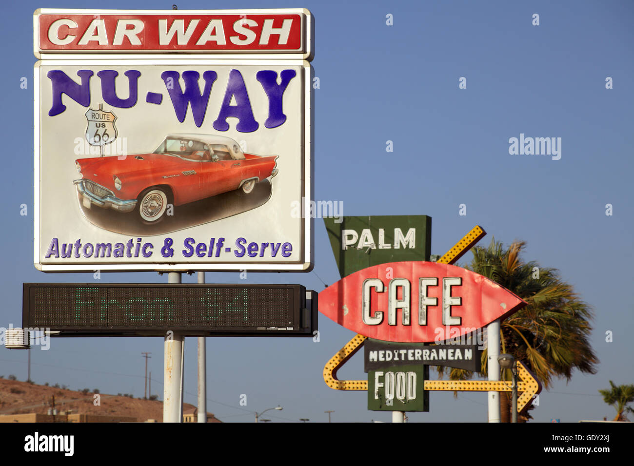 Car wash signs hires stock photography and images Alamy